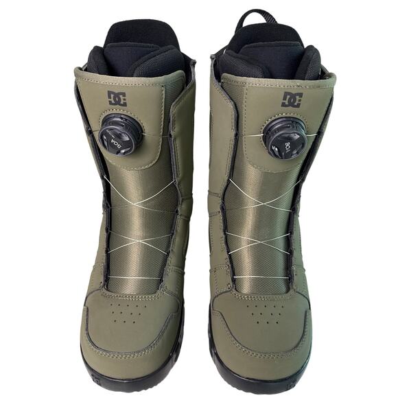 DC Phase Snowboard Boots BOA Mens 9, Women's 10.5 Olive Green Black - Picture 6 of 16
